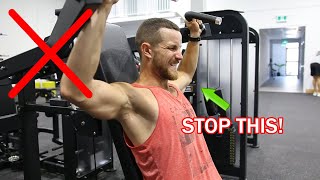 How to PROPERLY Shoulder Machine Press LEARN FAST [upl. by Hepzi]