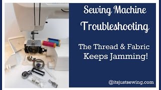 Troubleshooting Quick Snip Thread and Fabric Jamming Under Presser Foot [upl. by Alma]