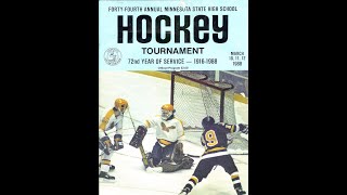 1988 Minnesota State High School League Hockey Tourney State Championship  Edina vs Hill Murray [upl. by Rozele]