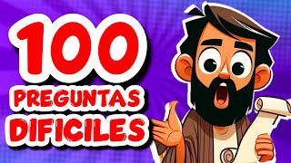 100 ACERTIJOS BIBLICOS 😧❓  100 PREGUNTAS DIFICILES DE LA BIBLIA [upl. by Neraj]