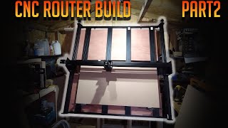 Ooznest Workbee 1500mm x 1500mm CNC Router Build Part 2 [upl. by Hendel]