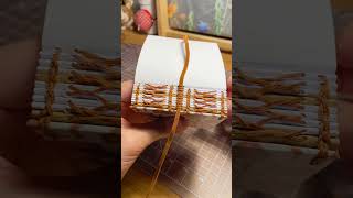 Book Binding Stitching Practice  Book binding process [upl. by Hgieloj]