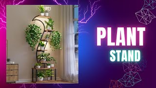 Plant Stand Indoor with Growing Lights  Indoor plant Shelf  Metal and Wood Plant Stand  Plant [upl. by Aridatha1]