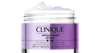 Clinique 🆕 Smart Clinical MD MultiDimensional Age Transformer Duo Resculpt and Revolumize Review [upl. by Enneirdna]