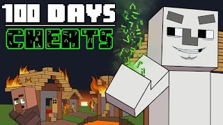 100 Days  Minecraft with CHEATS [upl. by Socha846]