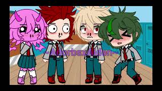 Can you Moan meme  Gacha Neon  MHA  Bakudeku  Bakugou Kirishima Deku and Mina  ❤💜 [upl. by Anetsirk]