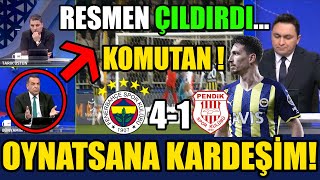 BGEZER DELİYE DÖNDÜ HAKEM FALAN DEĞİL OYNATMAYA KORKUYORLAR FENERBAHÇE 4 PENDİKSPOR 1 [upl. by Karalynn]