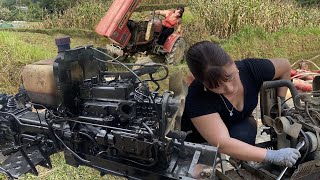 Repair Complete Restoration of Agricultural Machinery Engines 150 Horsepower Severely Damaged [upl. by Behka330]