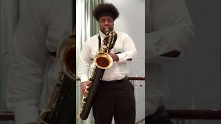 Practicing my baritone sax sound on a cruise ship [upl. by Assirek]