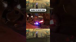 Anakin vs Darth Vader in Starwars Battlefront 2 [upl. by Robenia]