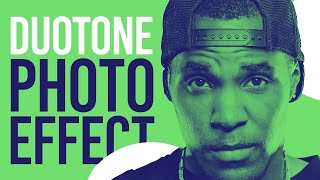 Duotone Photo Effect Photoshop Tutorial  FREE PS Action [upl. by O'Dell]