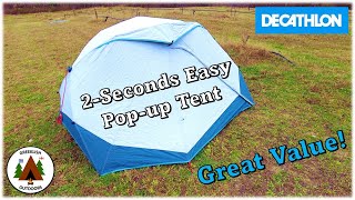 The Quechua 2Seconds Easy by Decathlon  A Spider Frame Popup Tent [upl. by Noret]