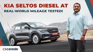 Kia Seltos 2022 Diesel Automatic Mileage Tested  Best Drivetrain Offered on the Seltos  CarWale [upl. by Nickie377]