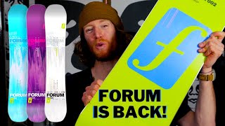 The 2023 Forum Snowboards [upl. by Heymann]