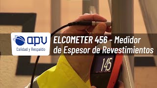 Elcometer 456 Medidor de Espesor de Revestimientos  APV [upl. by Ailem62]