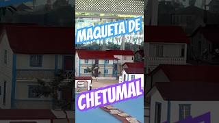 Visitamos la maqueta de la ciudad lugar con mucha historia de chetumal art trenmaya turismo [upl. by Llesirg11]