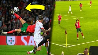 Cristiano Ronaldo scores 910 goal from Bicycle Kick vs Poland  Nations League HighlgihtsCristiano [upl. by Danuloff]