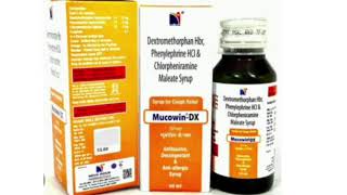 Mucowin DX Syrup Dextromethorphan Hbr Phenylephrine HCI amp Chlorpheniramine Maleate Syrup [upl. by Egrog733]