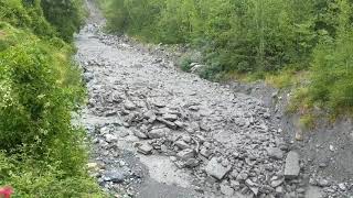 Debris Flow  Lave torrentielle  Le Claret  6 Août 2018 [upl. by Nosrac392]