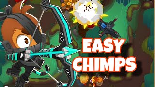 Bloonarius Prime CHIMPS Guide BTD6  Straightforward Strategy [upl. by Ahsap]