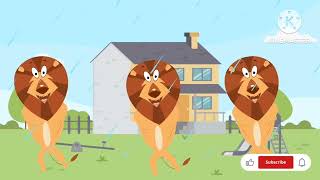 In a lively jungle a group of dancing monkeys  Monkey dance  Kids Song  kids poem  Hindi Rhymes [upl. by Ayanaj]