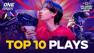 TOP 10 OVERALL BEST PLAYS  VCT MASTERS MADRID [upl. by Farrow]