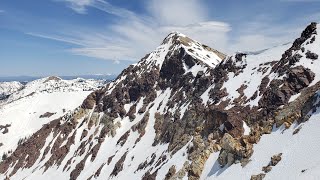 Skiing Red Stack peak in Utah  spring skiing ep11 [upl. by Boyd]