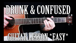 How to Play quotDrunk and Confusedquot by Shiloh Dynasty on Guitar CHORD DIAGRAMS [upl. by Aicats]