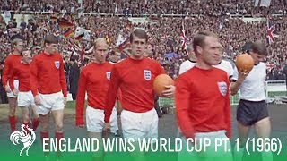 1966 World Cup Final England vs Germany Part 1  Sporting History [upl. by Rehttam]