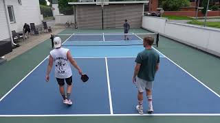 Pickleball game in Finland with future hall of famers [upl. by Namyw]