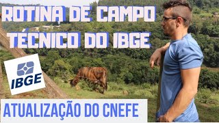 Rotina de Campo IBGE  Técnico em Informações Geográficas e Estatísticas Atualização do CNEFE [upl. by Jeavons]