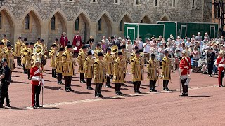 Band of the household cavalry March on with street liners [upl. by Tedra]