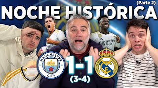 🔴 REACCIÓN A LOS PENALTIS MANCHESTER CITY  REAL MADRID CON Lamediainglesa [upl. by Ainar]