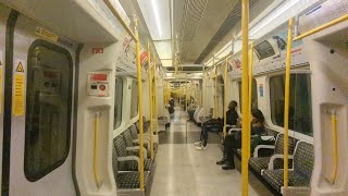 Circle line full journey Hammersmith to Edgware Road via Victoria 11102022 [upl. by Templa]