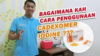 Cara Atasi Infeksi Bakteri pd luka dgn ini ❗ IODOSORB 09 Cadexomer Iodine Application  Wound Care [upl. by Gnok638]