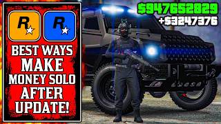 THIS will SURPRISE you BEST WAYS to Make Money SOLO After UPDATE in GTA Online GTA5 Fast Money [upl. by Orlan]