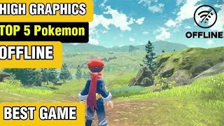 Finally Top 5 New Pokemon Games For Android 2024  offline  High graphics  Best Pokemon Games [upl. by Thomas888]