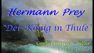 Hermann Prey Der König in Thule Carl Friedrich Zelter [upl. by Viking393]