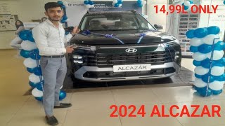 New Alcazar Facilift 2024  New Alcazar Walkaround  1499 Lakh 🤑🤑🤑🤑🤑 [upl. by Hgieleak]