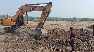 पाइप लाइन गाड़ने का काम शुरू excavator excavators trending viral [upl. by Burnsed]