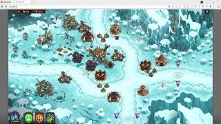 Kingdom Rush Vengeance Northerners Outpost Campaign Casual [upl. by Anaxor350]