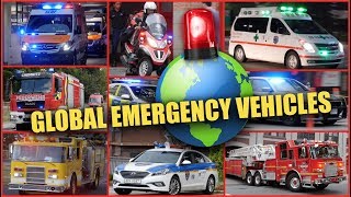 BEST OF  Emergency Vehicles Around The World [upl. by Nivlek]