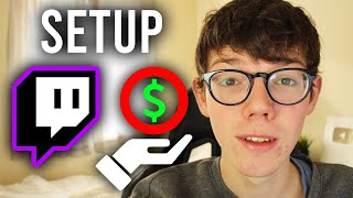 How To Set Up Donations On Twitch  Add Donation Button To Twitch [upl. by Nanah]