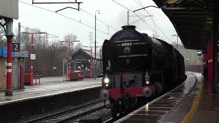 LNER 60163 Races through Oxenholme on the Cumbrian Mountaineer 16319 [upl. by Atsyrt199]