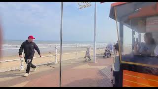 bridlington land train ride and prices and views of beach [upl. by Atel]