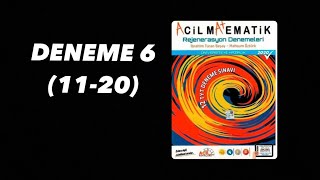 2020 Acil Rejenerasyon Deneme 6 1120 Matematik Çözümleri [upl. by Guerin378]