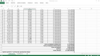 Liquidación Intereses Corrientes y Moratorios  Intereses al DTF y de Impuestos Dian  TABLAFACIL [upl. by Ellimaj987]