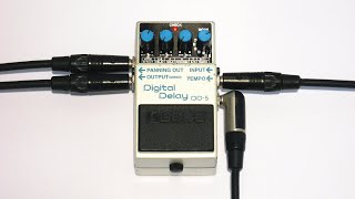 BOSS DD5 Digital Delay Demo [upl. by Ecirtael890]