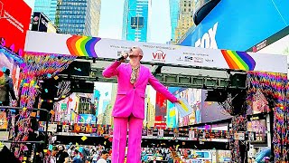 NYC Broadway Show Pride at Times Square [upl. by Enyahs]