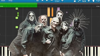 How To Play Slipknot  Red Flag  Piano Tutorial [upl. by Aneekahs]